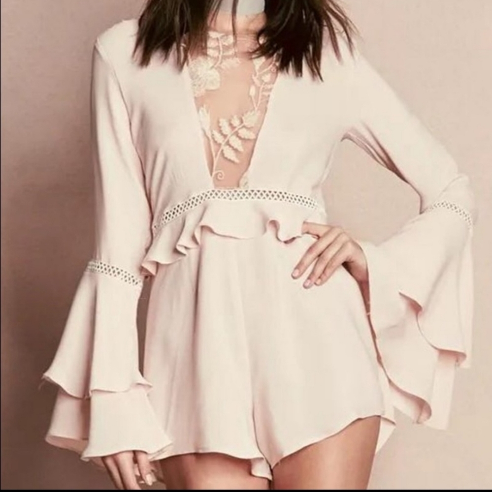 Goodnight Macaroon Pink Romper